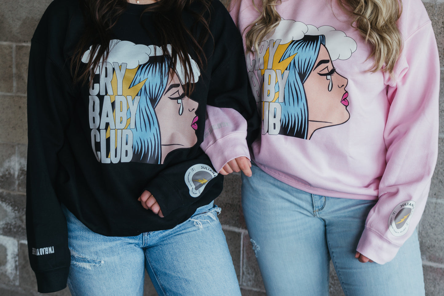 Cry Baby Club Crewneck (Multiple Colors)