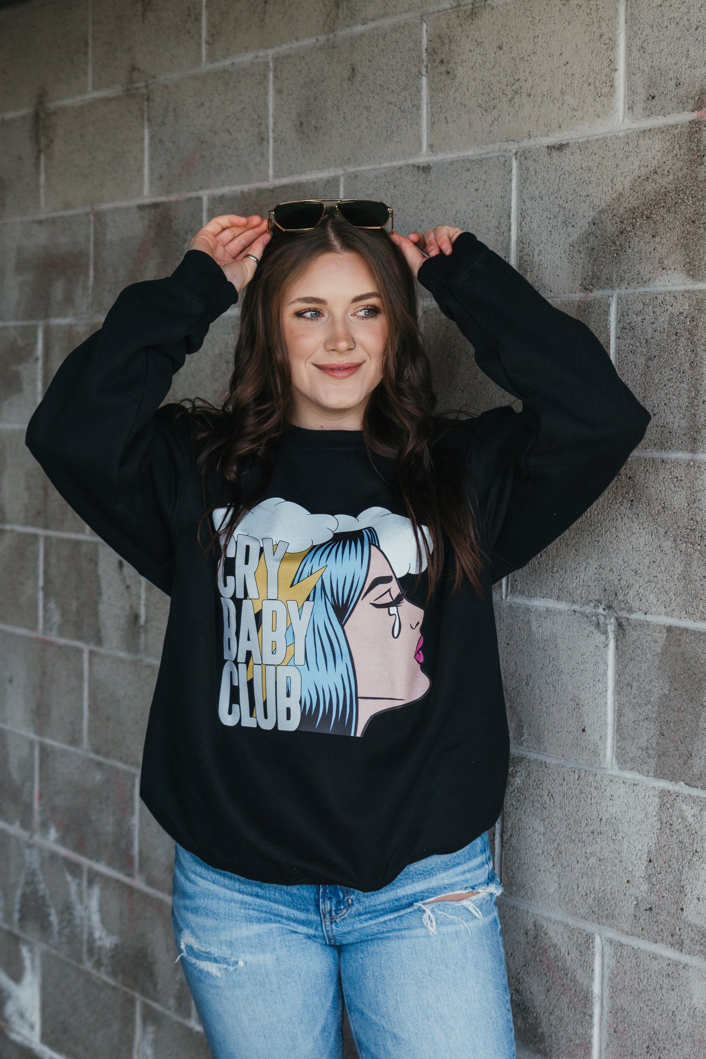 Cry Baby Club Crewneck (Multiple Colors)