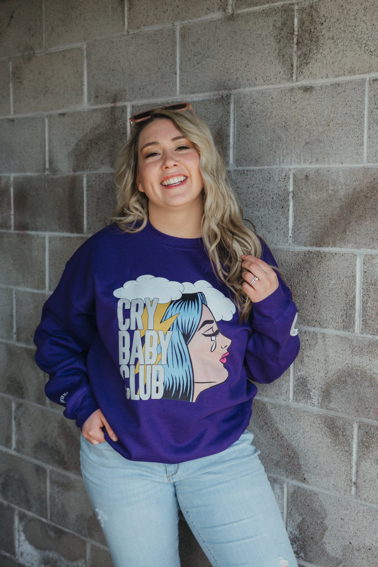 Cry Baby Club Crewneck (Multiple Colors)