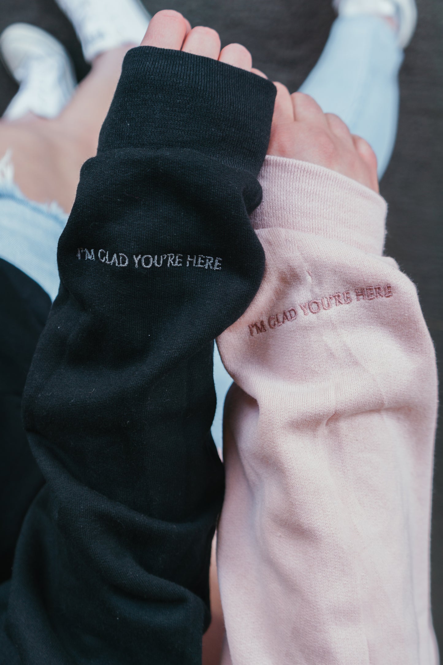 J & C Lux Lounge Crewneck - Pink