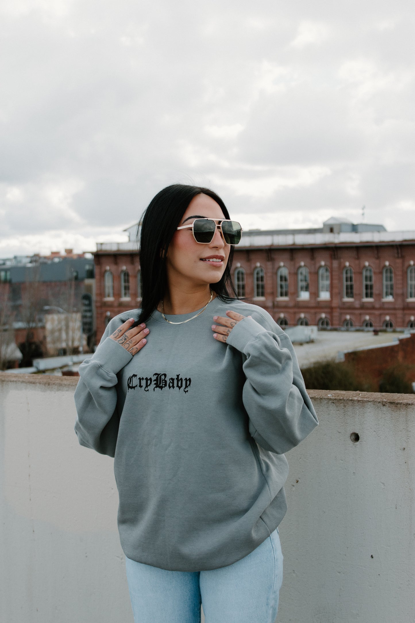 Pretty Cool Cry Baby Crewneck